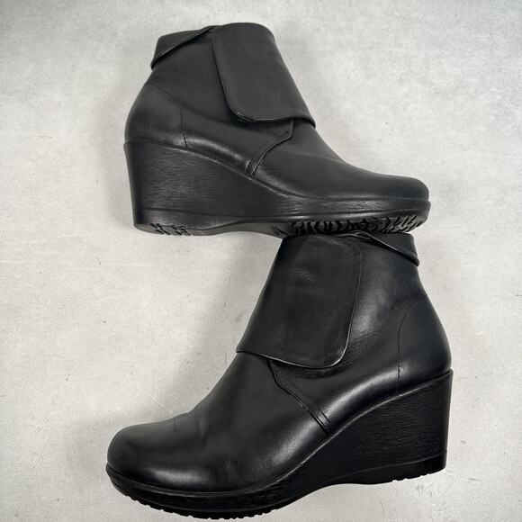 Dansko Black Ankle Boots - Picture 6 of 11